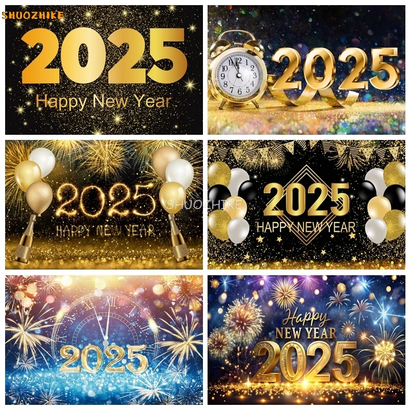 Фоновое полотно SHUOZHIKE Новый год 2025