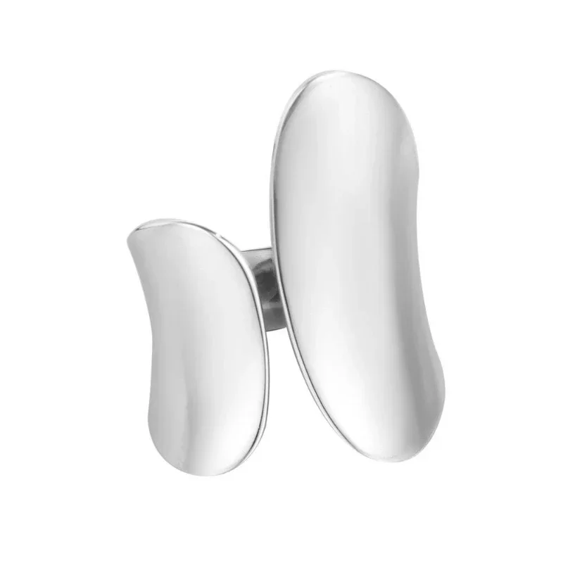 Минималистичные серебряные кольца на манжеты для женщин и пар