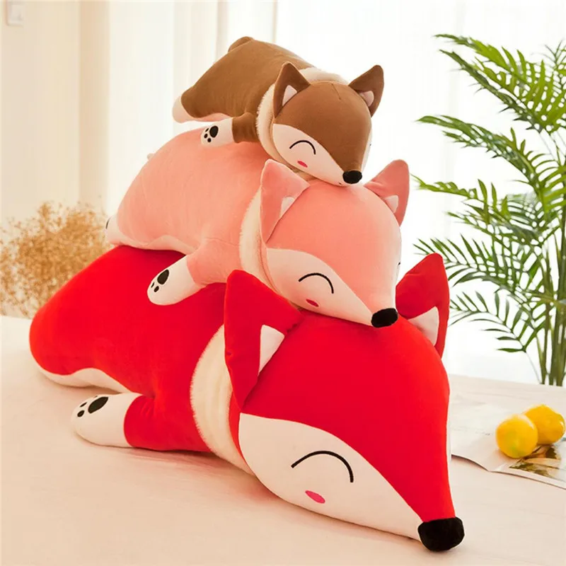 

Kawaii Stuffed Animals Plush Toys for Girls Children Boys Pillow Fox Stuffed Soft Toy Doll Christmas Gift