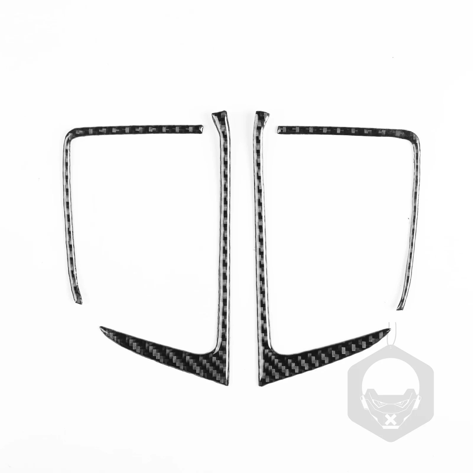 

For Honda Ridgeline Carbon Fiber 2017+ Refit Instrument Panel Middle Air Outlet Trim Bezel Car Interior Sticker