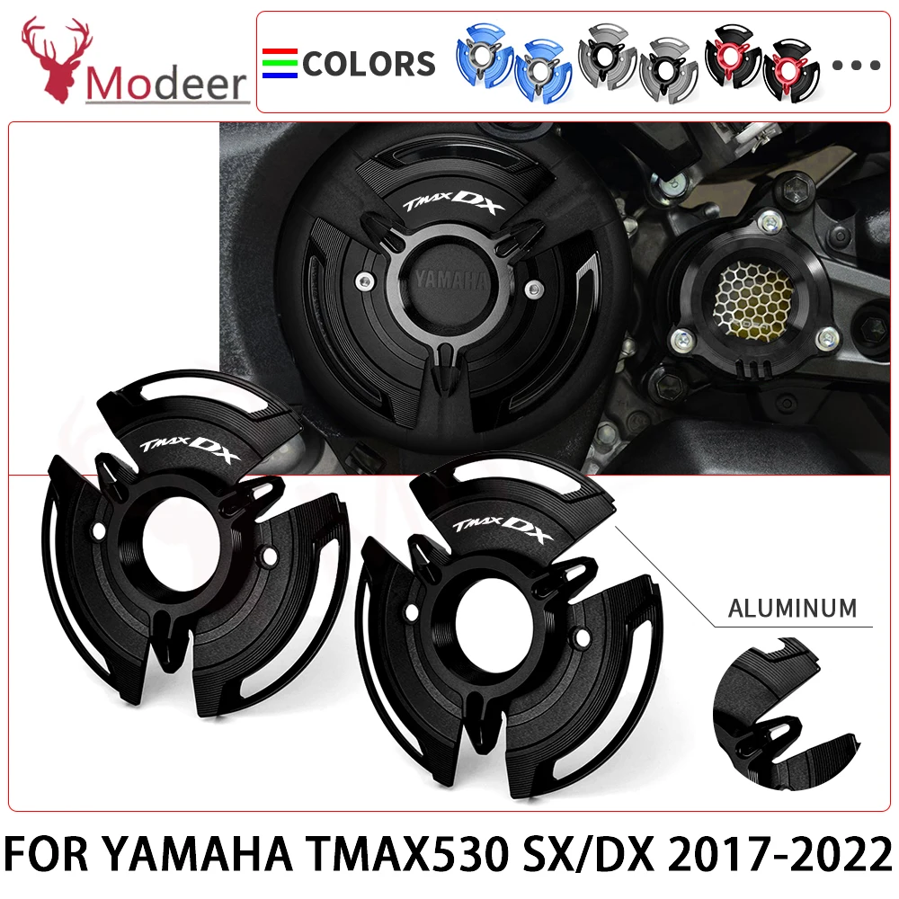 Pair Motorcycle Engine Stator Cover For YAMAHA TMAX530 T-MAX 530 DX 2017-2022 Engine Guard Protection Side Shield Protector