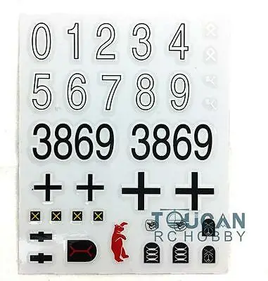

HENG LONG 1/16 Scale RC Tank German Jagdpanther 3869 Decal Sticker Accessory TH00332-SMT5