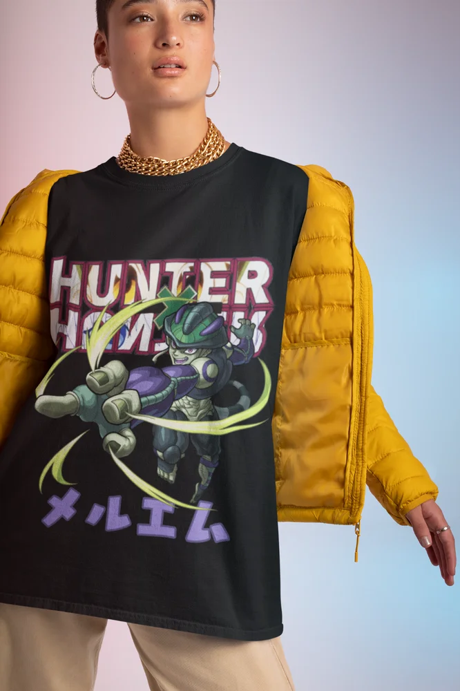 Фото Футболка Meruem Hisoka Футболка Gon Hunter HXH Аниме Рубашка Pitou Netero Killua Футболка №3