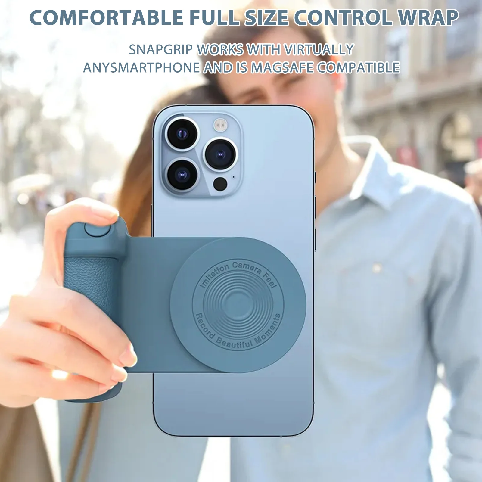 

3 in 1 Magnetic Camera Handle Bracket Smart Bluetooth Wireless Mobile Phone Holder Anti-shake Selfie Device