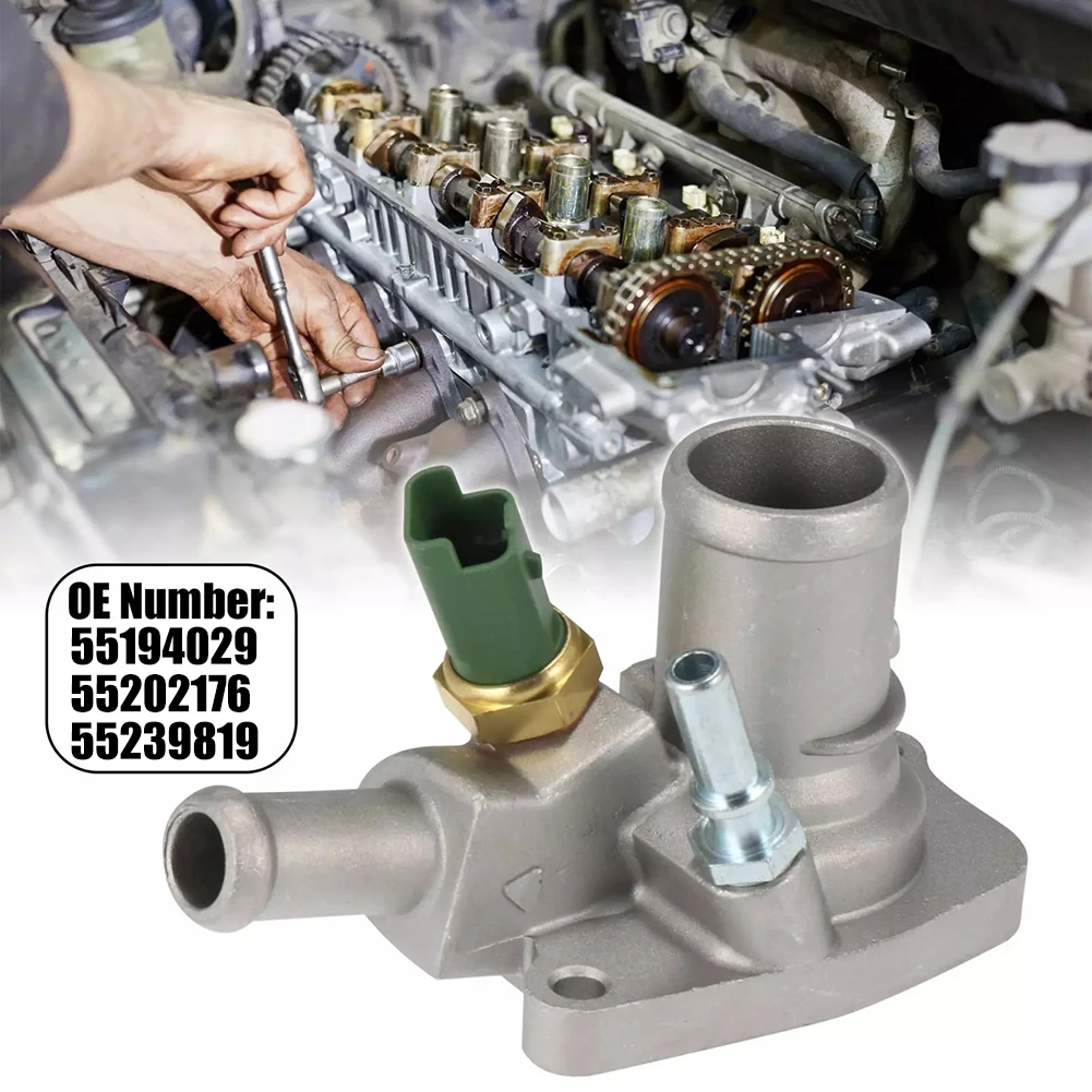 Термостат охлаждающей жидкости двигателя в сборе совместимый с Ypsilon и различными