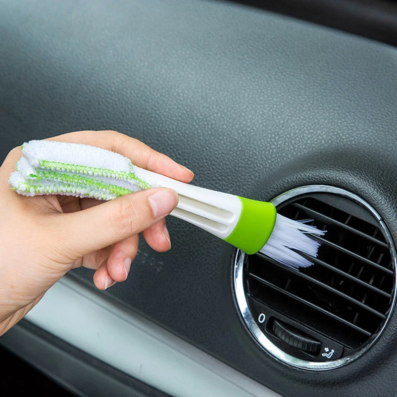 

Car Air Conditioner Outlet Cleaning Brush Car Vent Slit Dust Brush Window Groove Keyboard Cleaner Tool Auto Accessories