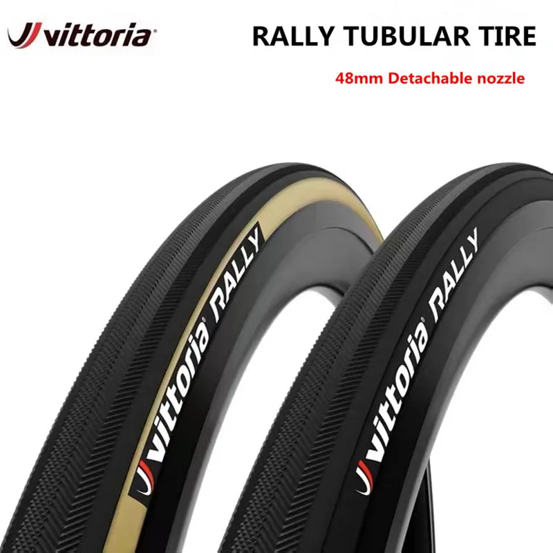 

Vittoria Rally Tubular Tire 28 x 25mm 220TPI Training Level Road Tyres 700C 25C Tyre Yellow/Black Side Tires