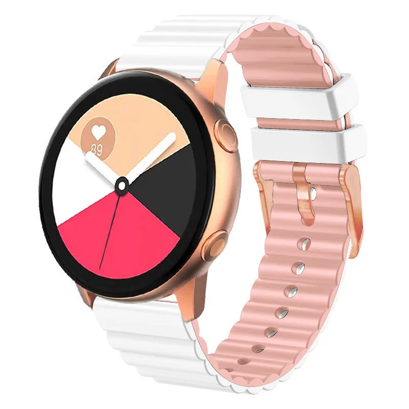 Фото Ремешок для смарт-часов 20 мм, браслеты для Garmin CAME 2 Plus SQ 2 Vivoactive 3 Forerunner 245 645 55, силиконовые браслеты №3