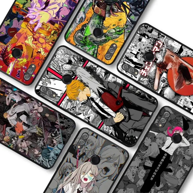 

Cute Cartoon Chainsaw Man Phone Case for Huawei Honor 10 i 8X C 5A 20 9 10 30 lite pro Voew 10 20 V30