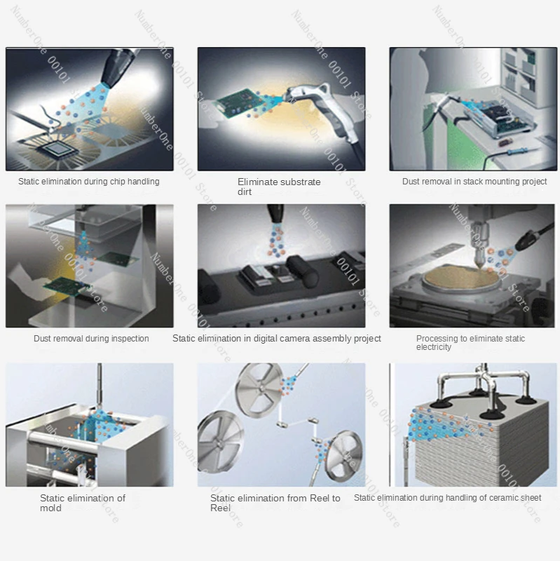 НОВЫЙ ионизирующий воздуходувка статический элиминатор электростатический
