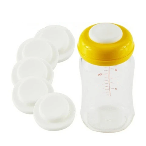 Детская бутылочка для кормления Грудное молоко свежий уплотнительный диск крышка широкий калибр для хранения бутылочек для молока силиконовый герметичный диск детали бутылочки