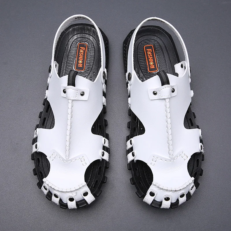 Сандалии и босоножки ручной работы из натуральной кожи Повседневная модная