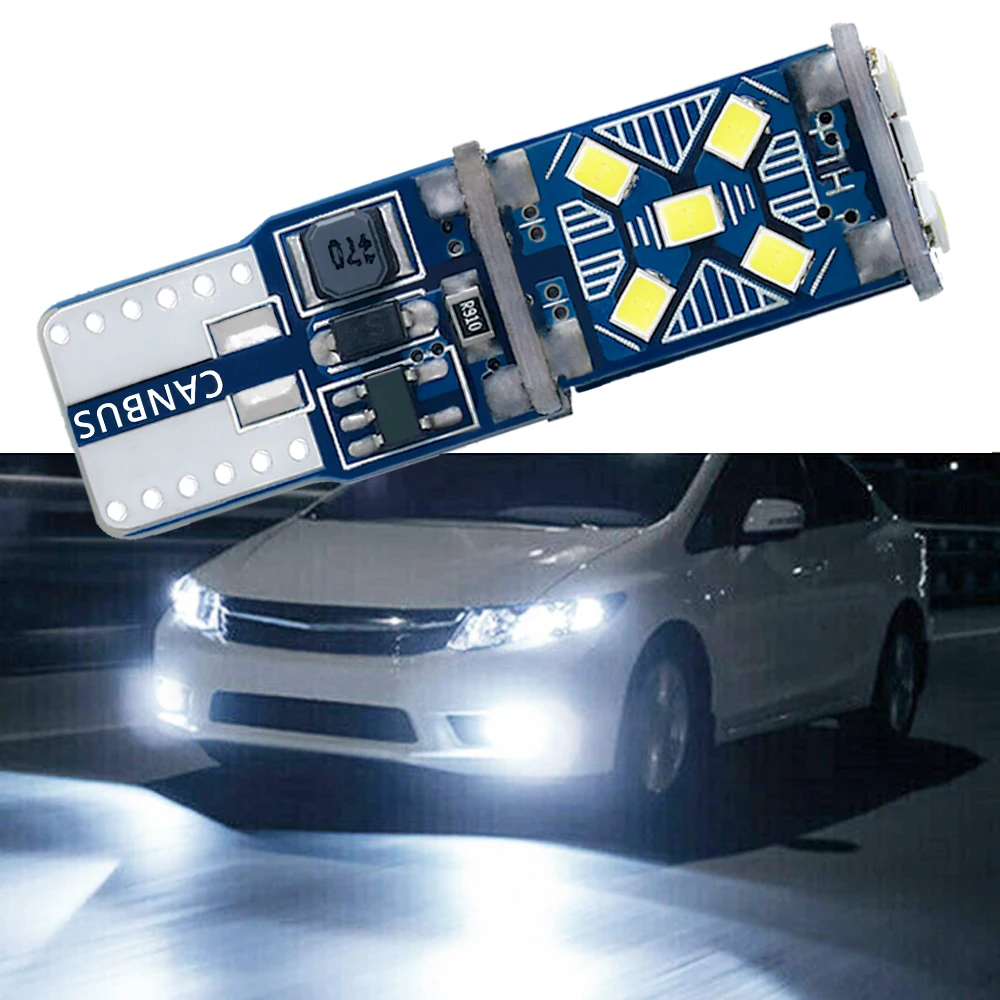 

2 шт., универсальные светодиодсветодиодный лампы T10T 2016 15SMD