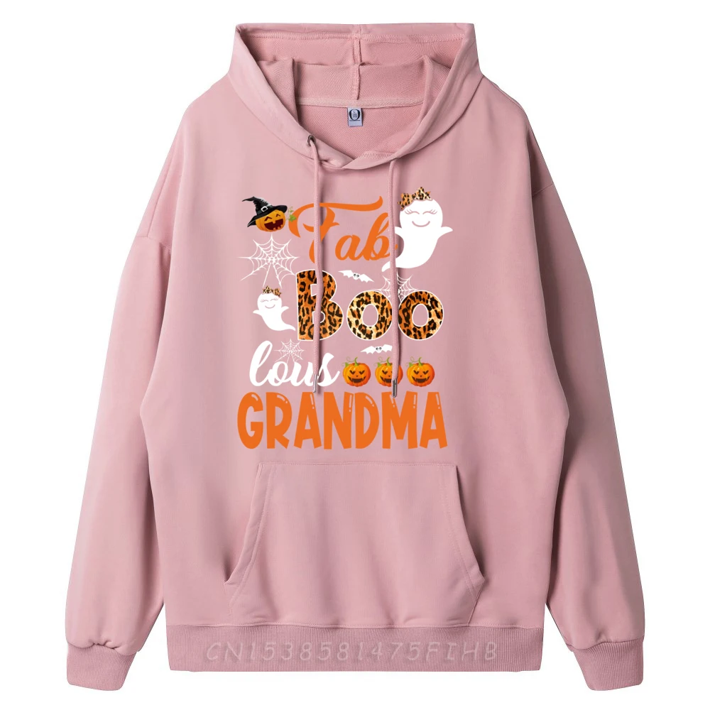 Leopard Fab Boo Lous Бабушка Жуткий костюм на Хэллоуин Футболка с рисунком Толстовка