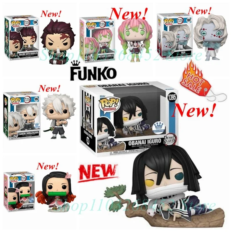 Экшн-фигурки Funko POP 2024 игрушечные модели в подарок рассекающий демонов тангиро 1304