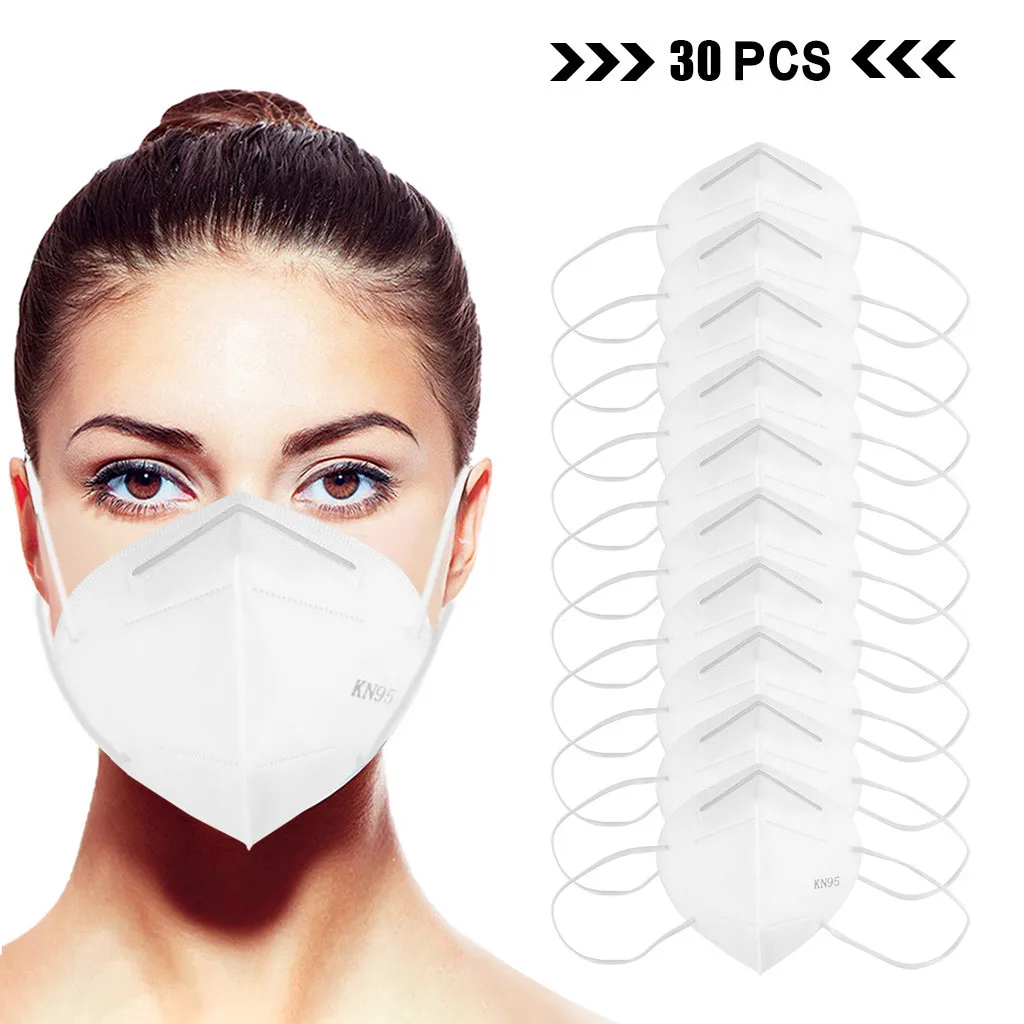 

10/20/30pcs adult's 5-Layer cotton Dust Mask PM2.5 Wind And Mist Pollution Protection Filter Halloween cosplay mascarillas Маска