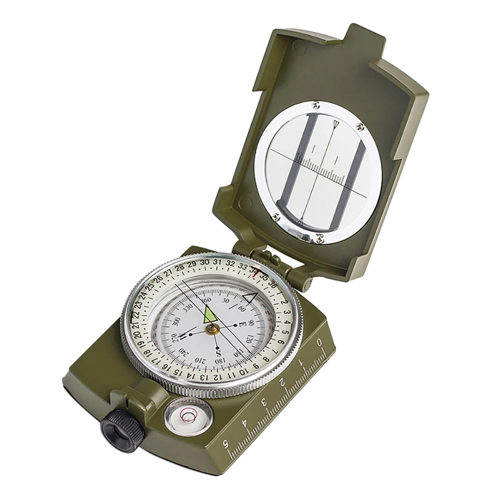 

Foldable Luminous Compass Multifunctional Hiking Hunting Boating Survival Navigation Compass For Outdoor Activities Accessories