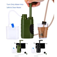 outdoor water filter excellent filtering function durable traveling emergency supplies for sport camping hard water filter