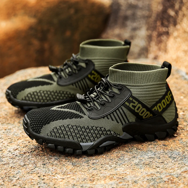 Summer Unisex Trekking Hiking Shoes Mesh Breathable Casual Men Sneakers Outdoor Non-slip Women Light Wading Shoes
