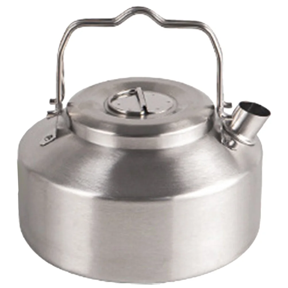 

Stainless Steel Teapot Kettle Stovetop Kitchen Camping Accessory Convenient Water