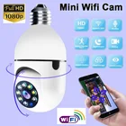 IP-камера видеонаблюдения HD, 1080P, Wi-Fi, беспроводное мини-устройство безопасности с ночным видением и вращением на 360  для умного дома