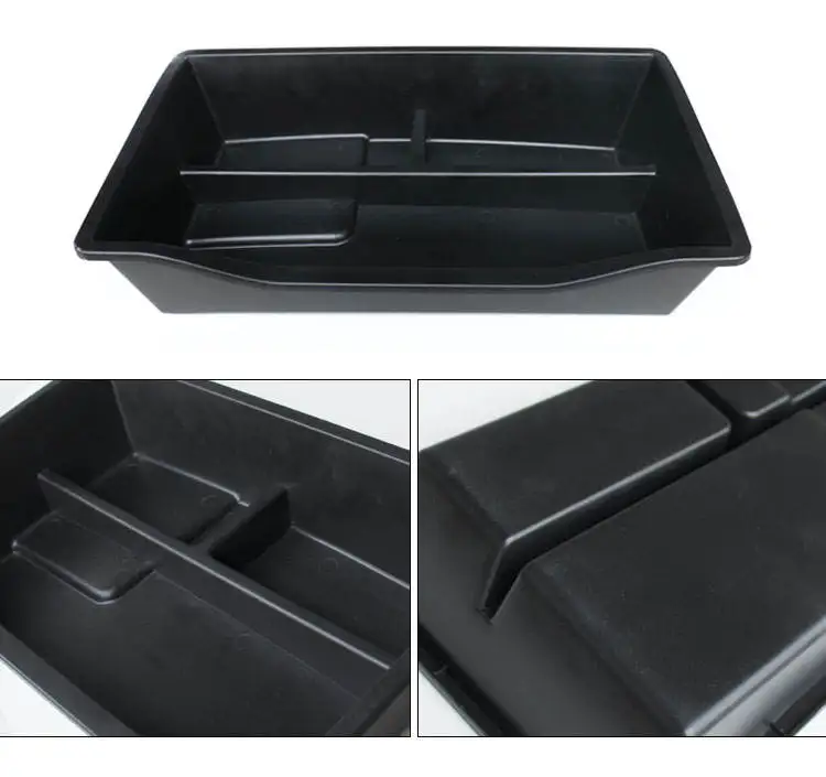 Under Seat Storage Box For Tesla Model Y 2021 2022 Organizer Tray TPE ABS Flocking Modification Auto Car Interior Accessories | Автомобили