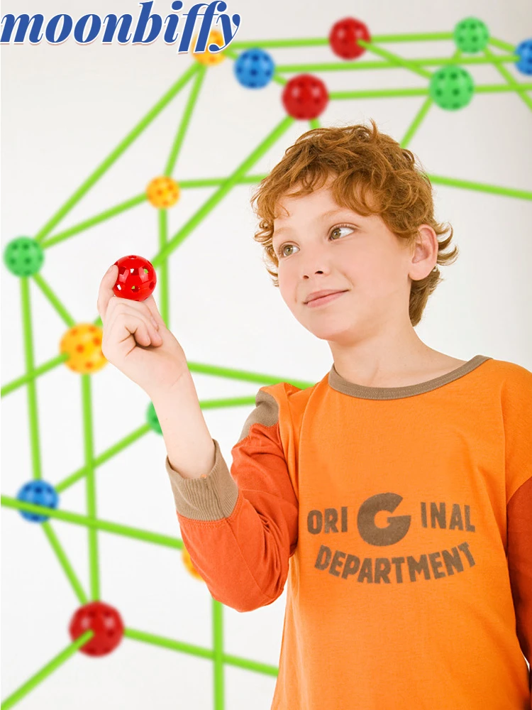 

Детский строительный форт, строительные замки, пластиковые вставленные сборные блоки, 3D игровой дом, детские развивающие игрушки, палатка «...