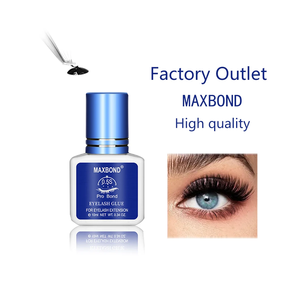 

MAXBOND 0,5 второй клей для наращивания ресниц 10 мл, водонепроницаемый клей для наращивания ресниц, клей для частной этикетки