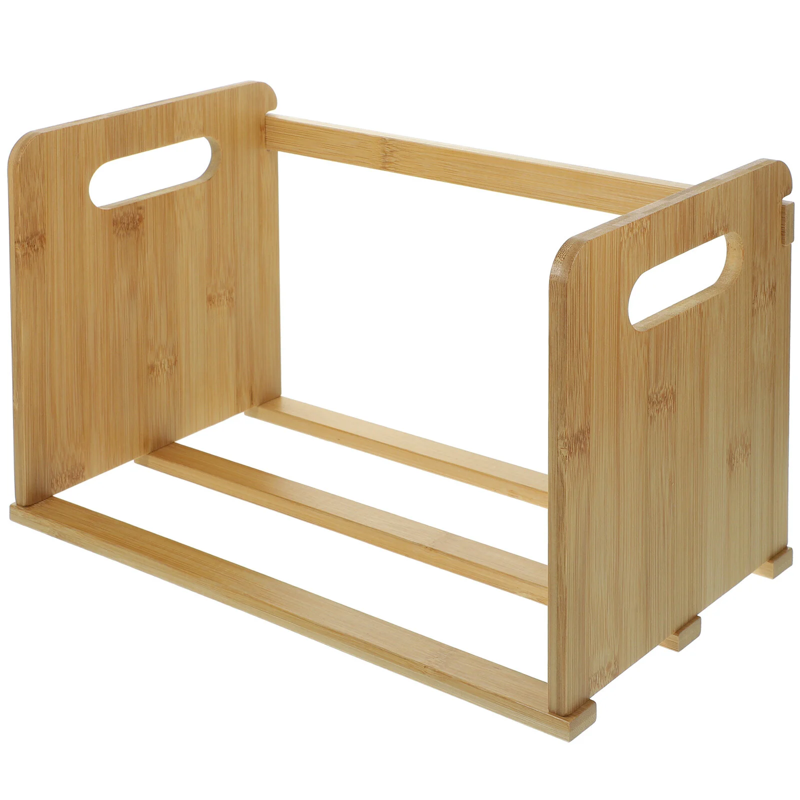 

Record Novelty Book Holder Portable Storage Organizer Rack Wooden Stand Multi-function Bookshelf Bedroom Desktop