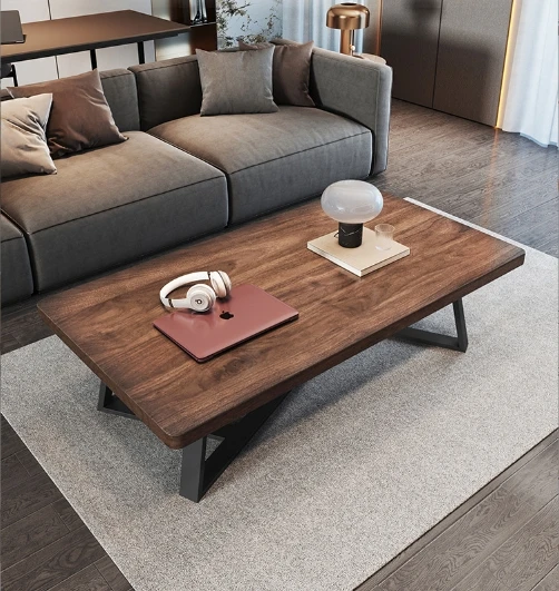 2024 Новый журнальный столик из деревянных плит большая плита натурального