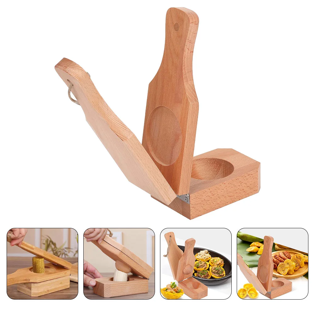 Ground Tostone Smasher Tostones Plantain Press Crusher Tool Tortilla Manual Potato Tools
