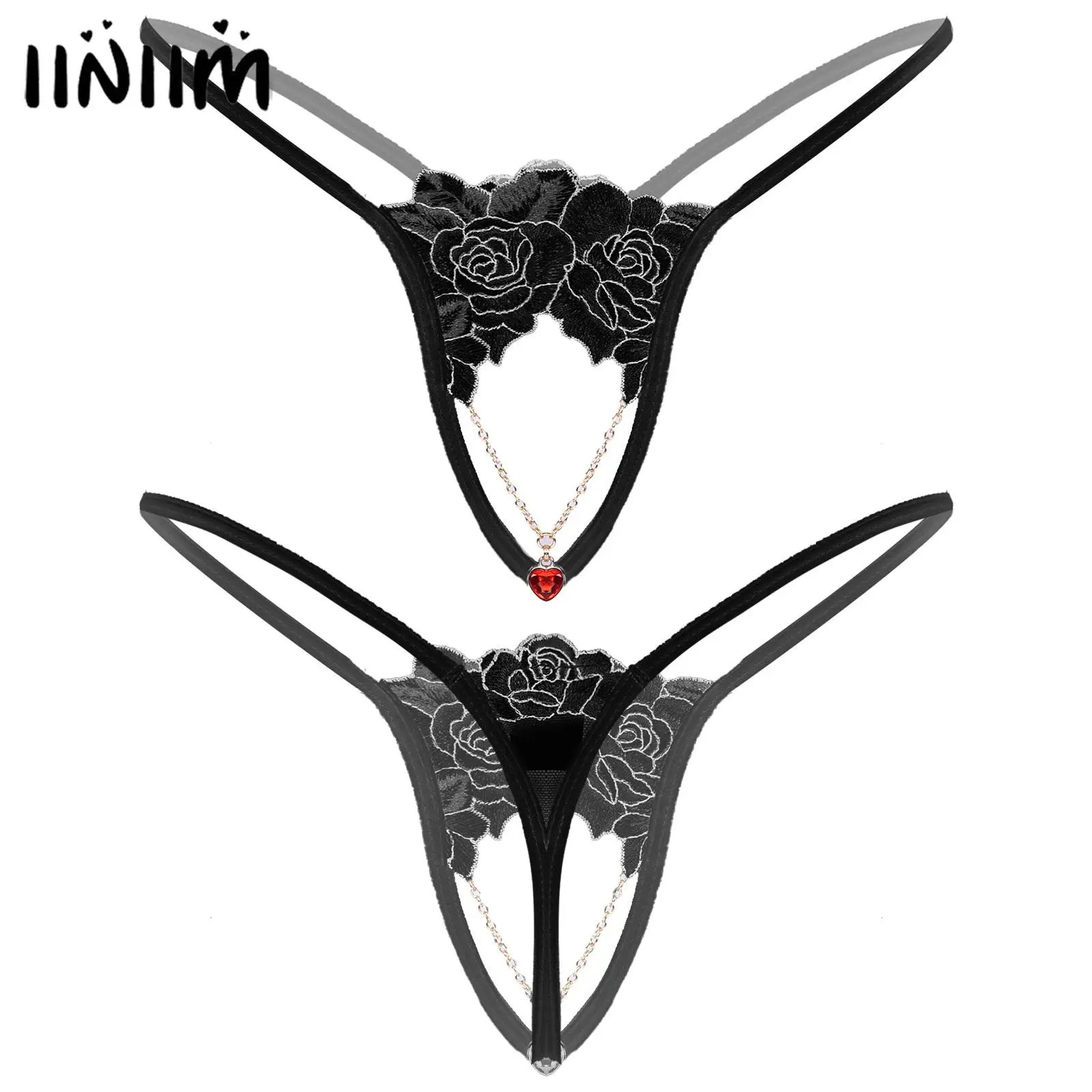 Мужские стринги с вышивкой брифы мужские трусики открытой спиной сексуальные