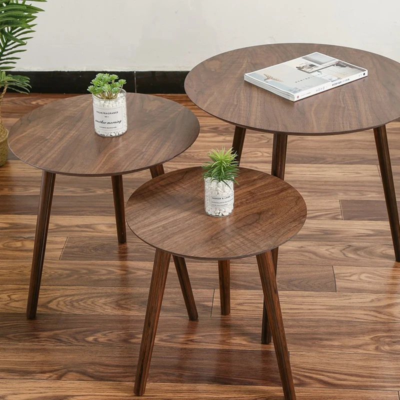 

Скандинавский боковой столик в современном дизайне, деревянный минималистичный поднос, журнальный столик, спальня, гостиная, мешки, домашняя мебель