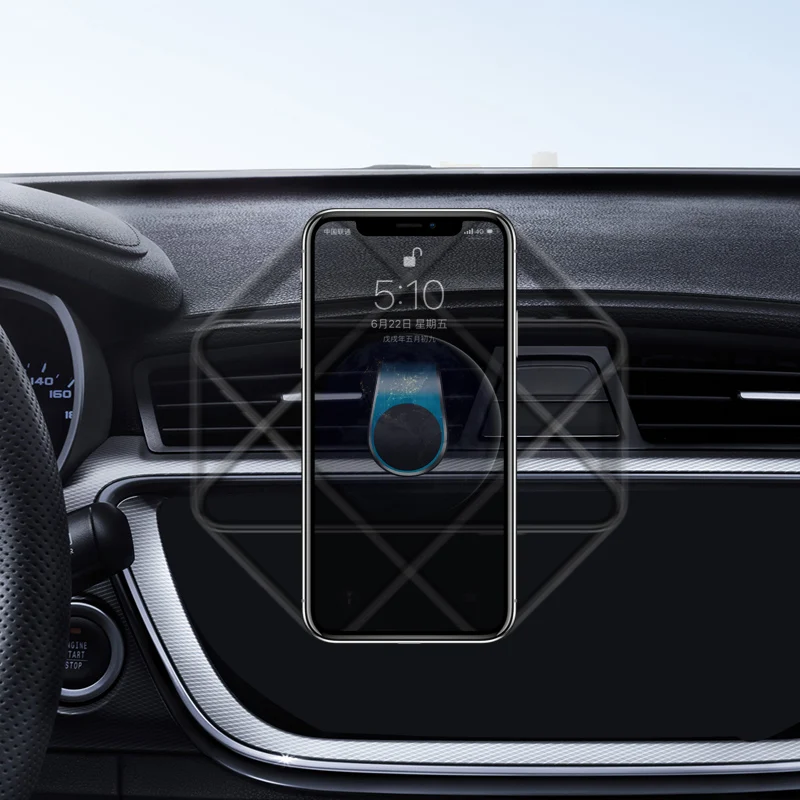 Магнитный автомобильный держатель для телефона металлическая подставка