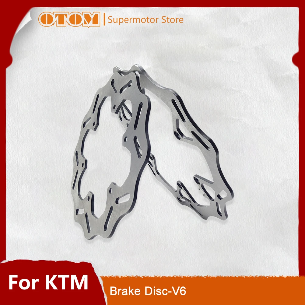 

OTOM Motorcycle Front 260mm Rear 220mm Brake Disc Rotors 6 Holes For KTM HUSQVARNA SX XC EXC XCW TC FC TX FX TE FE 250 350 450