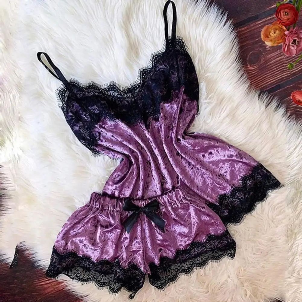 

Delicate 1 Set Universal Sexy Lingeries set Exquisite Sleepwear Beautiful for Wedding Night