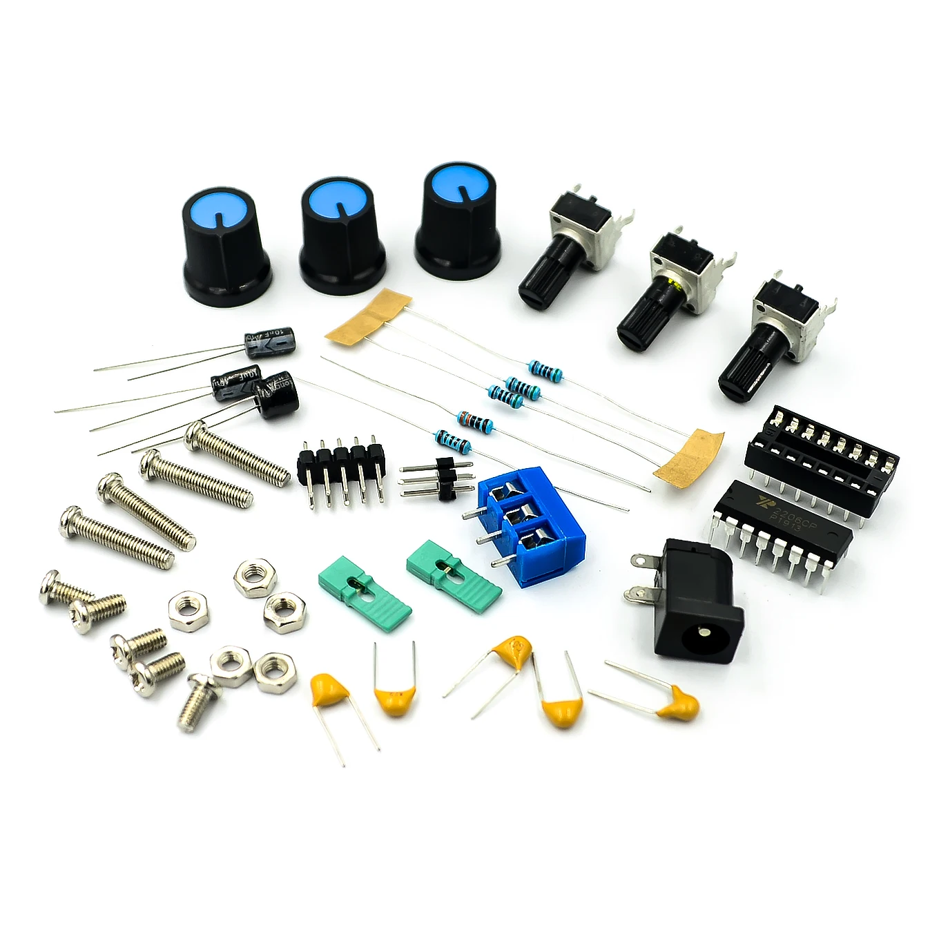 Фото 1 Гц-1 МГц XR2206 Функция Генератор сигналов DIY Kit Синус/Треугольник/Квадратный выходной генератор сигналов Регулируемая амплитуда частоты №3