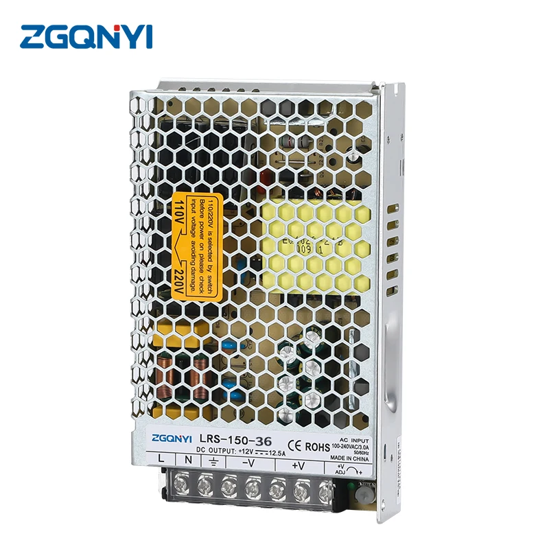 

ZGQNYI AC DC LED Power Supply Switch LRS-150W 36V Converter Variable Voltage Regulator LRS-150-36 Volt Protective Equipment