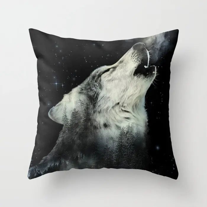 

Call of the Wild Pillowcase Decorative Cushion For Sofa Printed Pillow Chair Car Cushion Cover Home Decoration