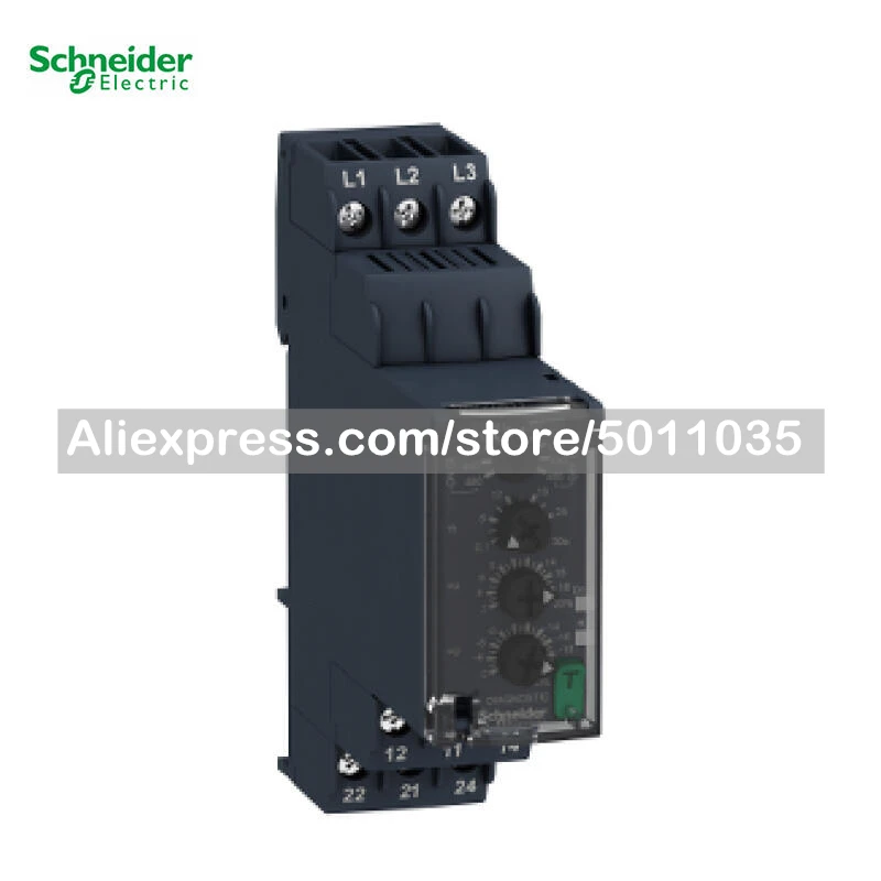 

RM22TR33 Schneider Electric three-phase phase loss, phase sequence, over and under voltage monitoring relay, 380...480VAC