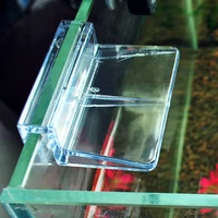 hot sale 4pcs clear aquarium fish tank plastic clips glass cover support holders wholesale 68mm
