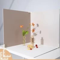 ins morandi color double sided photo shooting photography background board photo props food solid color wood board