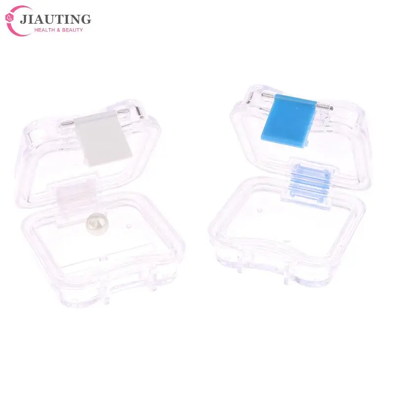 

1Pcs Plastic Denture Tooth Box With Film High Quality Milk Tooth Storage Box Dental Laboratory Box Implant Membrane Tooth Boxs