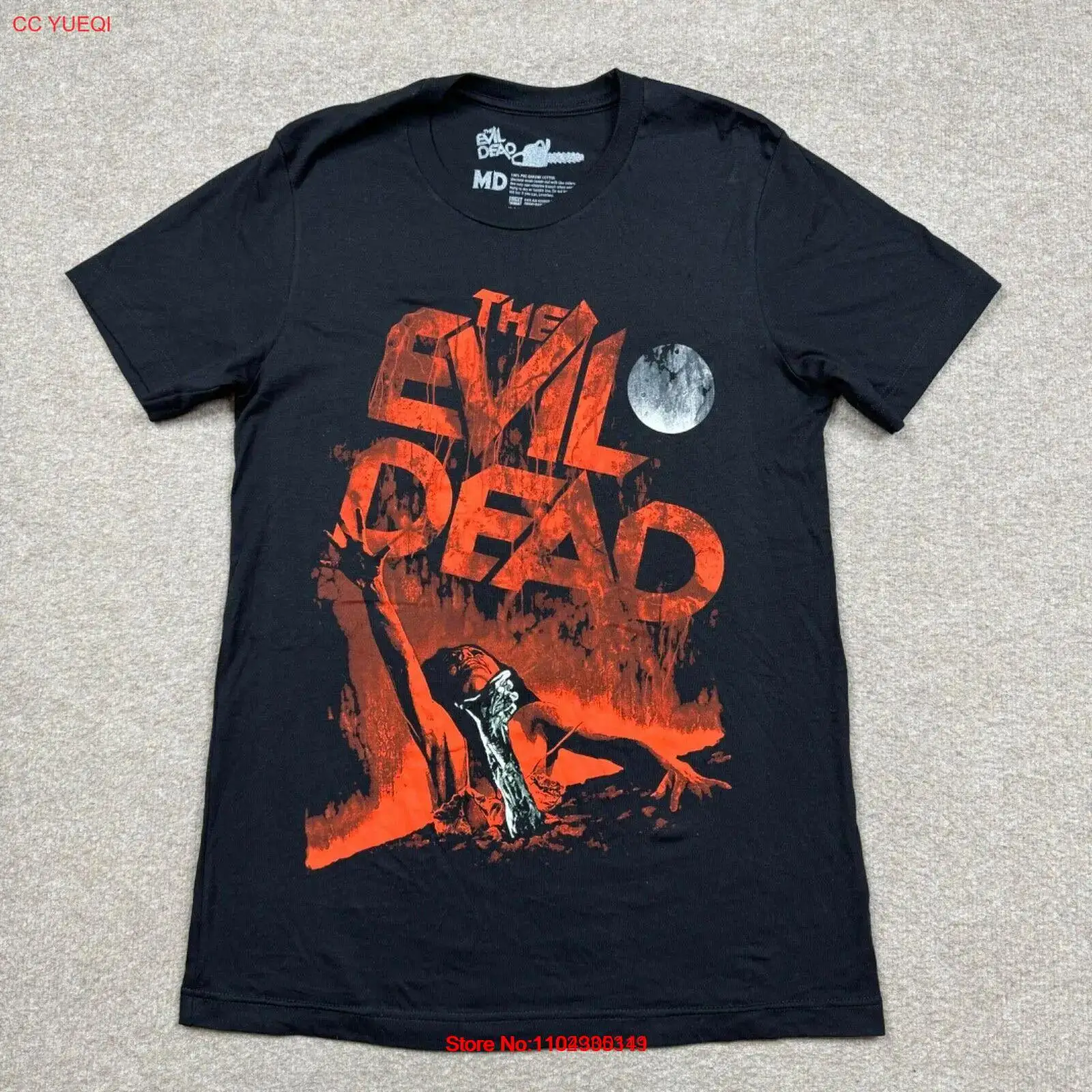 Футболка The Evil Dead Fright Rags мужская размер M черная футболка ужасов с короткими