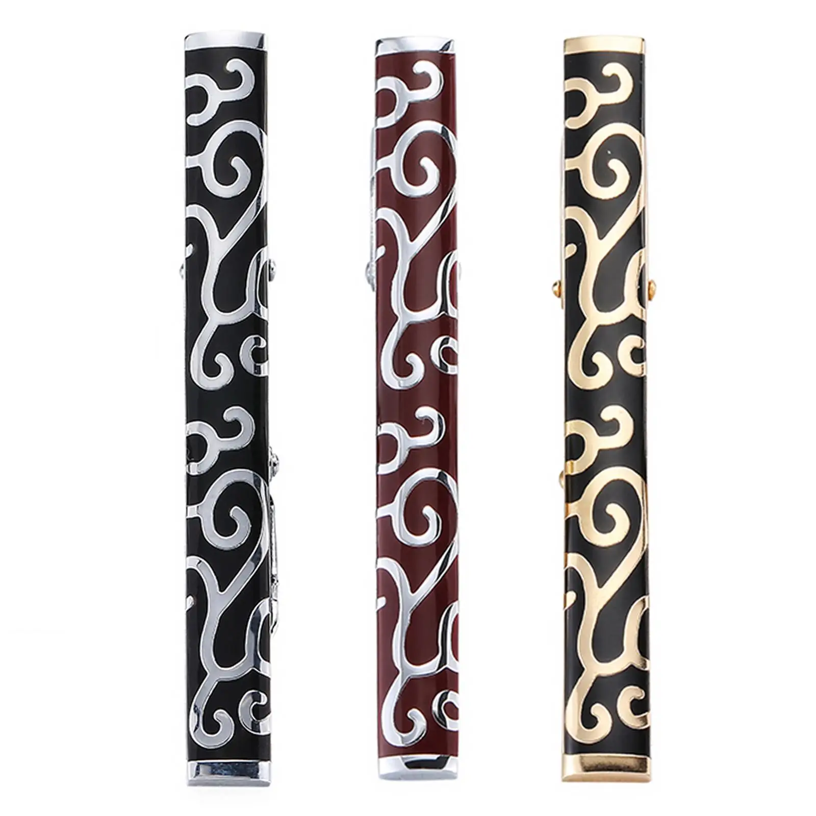 

Necktie Pinch Clips Business Clasps Uniforms Men Tie Bar Clip, Ties Accessories