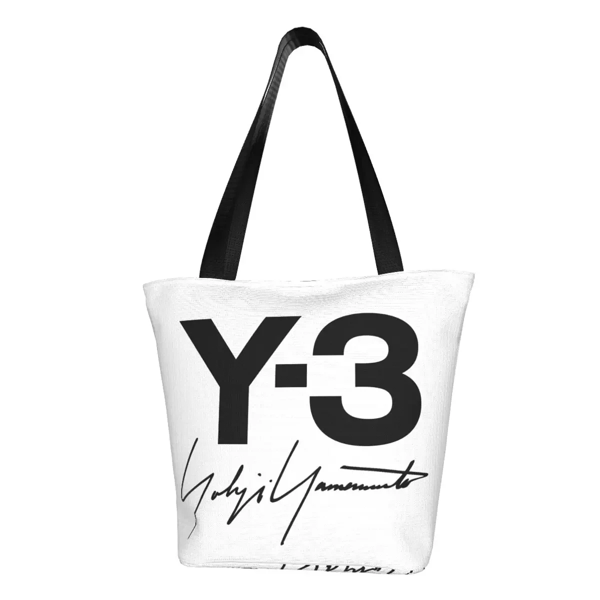 

Сумка-тоут Yohji Yamamoto с модным принтом, прочная Холщовая Сумка на плечо