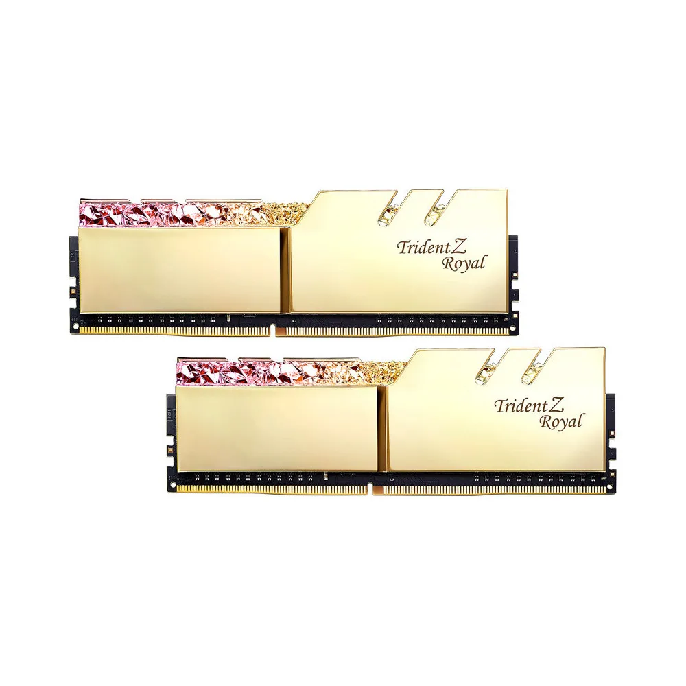

G.SKILL Trident Z Royal Elite Series 32 Гб 288-Pin PC RAM DDR4 3600 Intel XMP 2,0 Desktop Memory Model F4-3600C16D-32GTESC