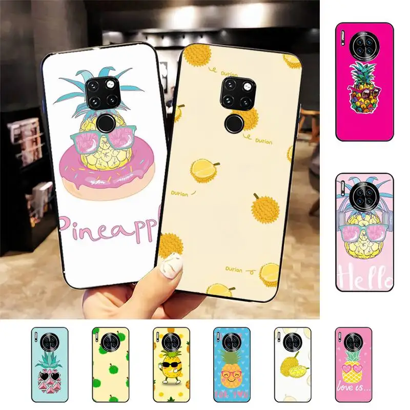 

Cartoon durian pineapple Phone Case for Huawei Mate 20 10 9 40 30 lite pro X Nova 2 3i 7se