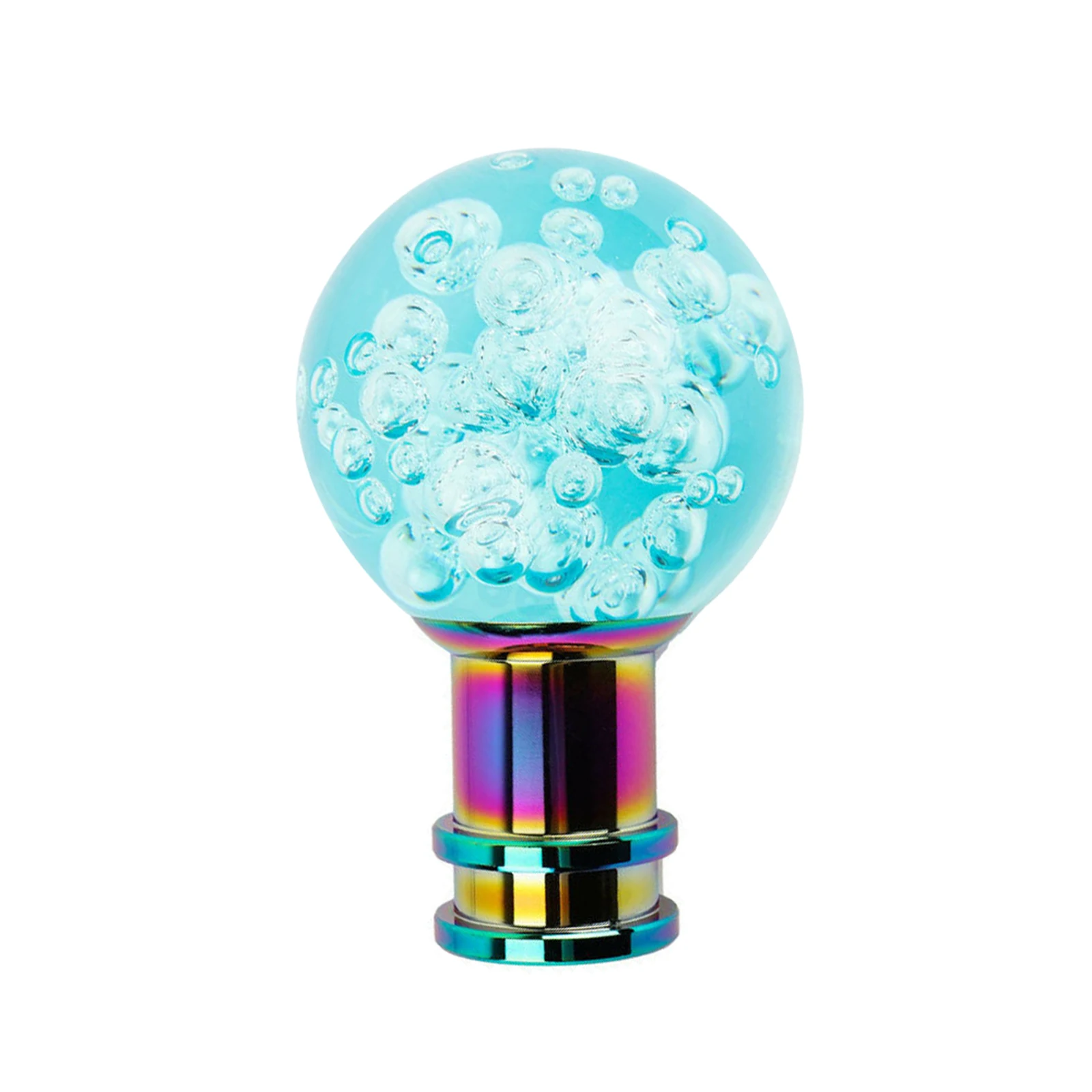 

Manual Gear Shift Knob Acrylic Crystal Bubble Round Ball Gear Shifter Personalized Car Accessories Easy Installation