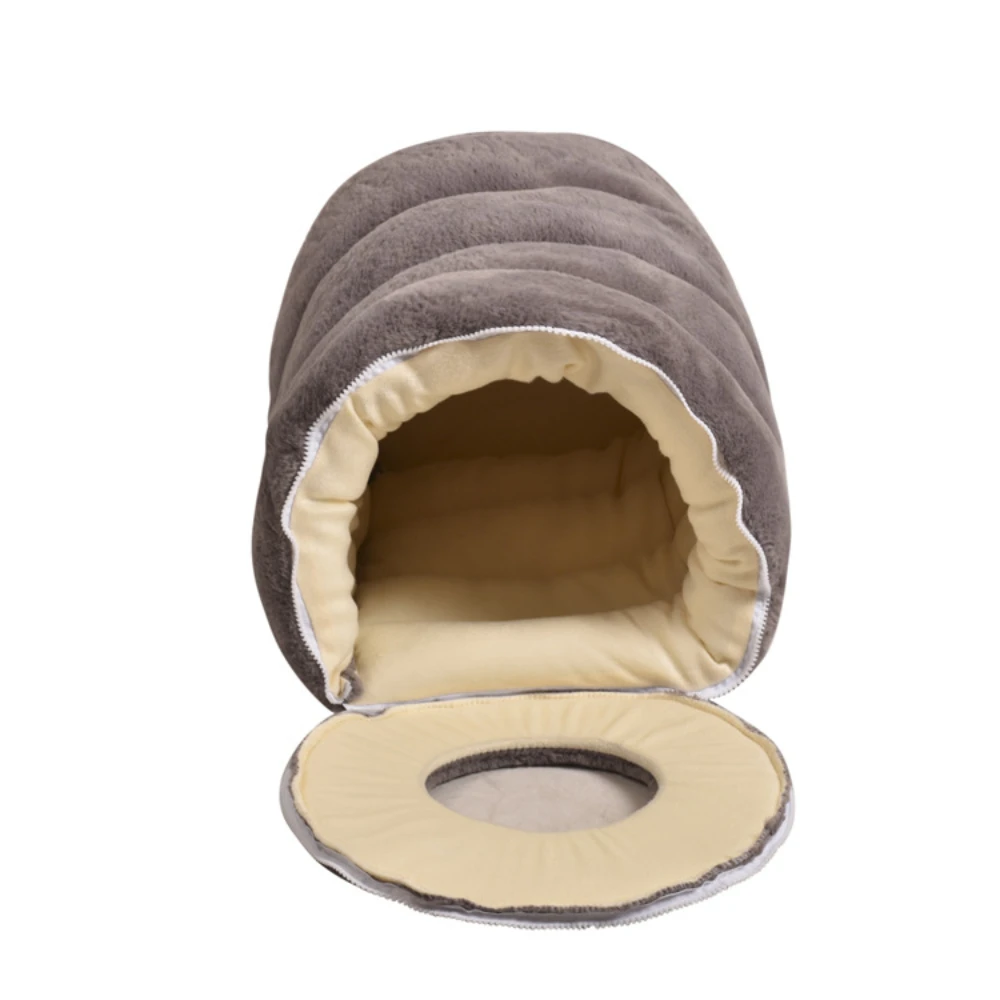 

Creative Fully Enclosed Small Kennel Round Cat Dog Beds Mats Kennel Removed Washed In Winter Warm Pet Kennel Supplies Products